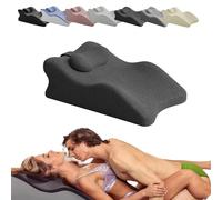Generico Spark Pillow, The Spark Pillow, 27° Perfect Positioning - Deeper Connection, Ergonomic Posture Support for Spinal, 27 Degree Couples Pillows (Dark Grey)