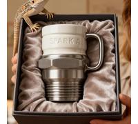 Generico spark1 Plug Mug, Car Mechanic Mug, Auto-Inspired Engine spark1 Plug Design Coffee Cup,for Gearheads Collectors Mechanics Garage Lovers Women Men