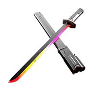 Generico Sparkblade Sword,Spark Blade Sword with Smoke Sparking Light up Swords,7-Color LED Lighting Effects, Sound Feedback,for Cosplay, Halloween, And Display (Grey)