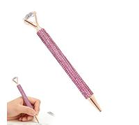 Generico Sparkly Rhinestone Pen, Bling Writing Tool, 5.9x0.39 Inches Gem Decor Pen with Shiny Design, Decorative Ink Pens, Stylish Offices Tool with Elegant Look, Writing Accessory for Desk and Gift