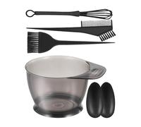 Generico Spazzola per tintura per capelli e set di ciotole | Mixating ciotola Brush per capelli per cappelli | Kit da colorare Haiiir a 5 pezzi con copertura per orecchie | Spazzole di applicatore