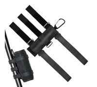 Generico Speaker Holder, Bike Audio Strap, Pu Mount Belt, Thickened Adjustable Design, Anti-Slip Secure Fit, Outdoor Cycling Scooter Golf Use, 21.65x5.91x0.39 Inches Black 1 Piece