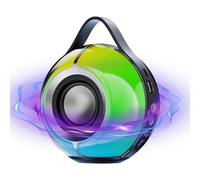 Generico Speaker Outdoors, 360-Degree Surround, Stereo Speaker, Wireless Music Device with Lights, Deep Bass and Crisp Sound for Offices, Car, Bathroom, Family, Garage, Home, Friends, Patio