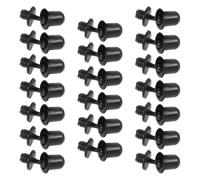 Generico Speaker Panel Holders, Speaker Mesh Clips in plastico nero, 20 set, per speaker grille, accessori fai da te, facile installazione