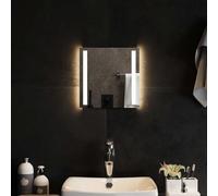 Generico Specchio da Bagno con Luci LED 30x30 cm,Trasparente,1.3kg,151737