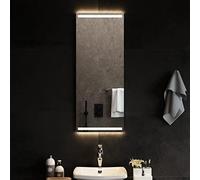 Generico Specchio da Bagno con Luci LED 40x100 cm,Trasparente,4.66kg,3154070