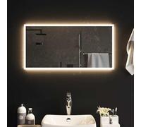 Generico Specchio da Bagno con Luci LED 80x40 cm,Trasparente,4.08kg,151766