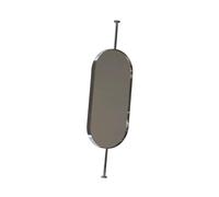 Generico Specchio da bagno sospeso, specchio montato a soffitto, chiaro e pratico, for la decorazione ingresso della camera da letto dei bagni degli hotel di casa(60x90cm)