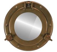 Generico Specchio da Parete Design Oblò Ø23 cm in Alluminio e Vetro,Arredo,Specchi-357851