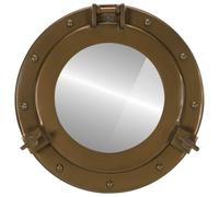 Generico Specchio da Parete Design Oblò Ø30 cm in Alluminio e Vetro,Specchi-357852