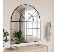 Generico Specchio da Parete Nero 100x50 cm Arco in Ferro,Specchi-358652