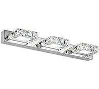 Generico Specchio da toeletta con Luce a LED in Cristallo da 9 W, Compatibile con Bagno, Camera da Letto, Tavolo da toeletta, Specchio, Faro, Comodino, Decorazione, Lampada da Parete, plafoniera