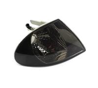 Generico Specchio Luci Indicatore Direzione automobile Luce D'angolo Parcheggio Segnale Svolta Per Serie 3 E46 Berlina Wagon 4 Porte 1998 1999 2000 2001 Copertura Lente Trasparente(Nero,Giusto)
