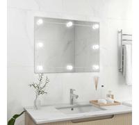 Generico Specchio Parete Rettangolare Senza Cornice con Luci LED Vetro,Specchi-3078644