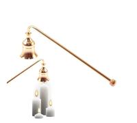 Generico Spegnicandele | Strumento per Spegnere La Candela Decorativa in Metallo - Strumento per Spegner La Candela con Design A Campana | per Spegnere La Fiamma dello in Modo Sicuro. Inaugurazione D