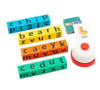 Generico Spelling Block Toy, Alphabet Matching Letter Game, Educational Word Puzzle Enhances Vocabulary Recognition, Inspired Multiplayer Toy for Home Learning, Kids, Kindergarten Fun