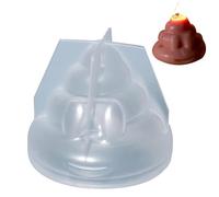 Generico Spesa di Silicone | Candela A Forma Cacca 3D Design Unica, Stampi, Caramelle per La Mousse Cero Cera Ceretta