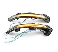 Generico Spia Luminosa Dinamica Per VW Per Passat B8 Per Variant 15-19 2 Pezzi Indicatore Direzione Dinamico A LED Specchietto Laterale Sequenziale Indicatori Direzione A Led(Smoked black)