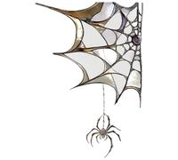 Generico Spider Web Window Stickers - 2D Flat Halloween Clings, Scary Wall Decals, Removable Decoration Supplies, Festive Holiday Window Decor | Living Room Bedroom Bathroom Home Party Birthday Apart