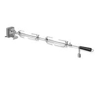 Generico Spiedo motorizzato da rosticceria in Acciaio 1000 mm,2.88kg,42247