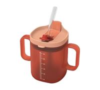 Generico Spill Proof Cups For Adults - 300ml Adaptive Drinking Cup With Reinforced Ergonomic Handles, Precision-Fit Silicone Gasket Prevents Leaks During Use, Shatterproof Design | For Elderly