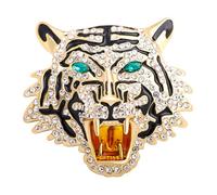 Generico Spilla da Bavero a Forma di Tigre Strass Spilla da Abito Decorativa e Ciondolo per Collane Accessorio Elegante per Cappotti Borse e Abbigliamento Femminile Quotidiano e Feste
