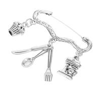 Generico Spilla Decorativa per Chef Pasticcere Accessorio per Amanti Della Resistente e Versatile per Compleanno e Speciali