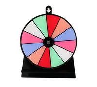 Generico Spin Wheel - Dry Erase Draw Wheel, 12 Section Rotating Prize