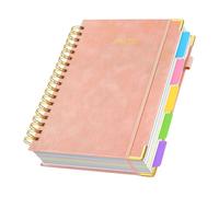 Generico Spiral Notebook - B5 Bitebook a filo WireBound con divisore rimovibile | libro a in filo wirebound | 300 pagine pianificatore per insegnanti studenti notano che prendono studio di inco