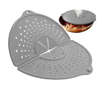 Generico Splatter Guard - Frying Pan | Heat Resistant Foldable Silicone Lid Rotatable Pan Grease Splatter Screen for Frying, Boiling, Stewing, Steaming, Cooking, Home or Kitchen