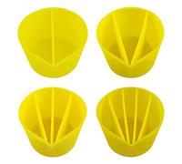 Generico Split Cups for Paint Pouring - Silicone Split Cups for Paint Pouring, Set | Fluid Art Divider | Multi-Channel Funnel | for Acrylic DIY Resin Crafting Painting Accessories Creative Gift Set