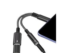 Generico Spliter Cable For Headset | Headphone Adapter 3.5mm Adapter Cable Spliter | Headphone Splitter, Headphones Connector, Audio Splitter For Most Devices, Earphone