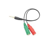 Generico Splitter per cuffie | Splitter per cuffieeee da 7,87 pollici per 2 cuffffie | Jack audio a 2 altoparlanti | Adattatore di ingresso ausiliario Udio da maschio a maschio per cuuffie, auto,i