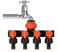 Genérico Splitter per Tubo 'Acqua - Adattatore per Rubinetto Splitter, Strumenti di irrigazione con Controllo Indipendente Accessorio per Prato Lavaggio Auto Campeggio Serra