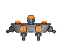 Generico Splitter per Tubo da Giardino - Giunto per Irrigazione A 4 Vie | Deviatori per Rubinetti per Carichi Pesanti per La Serra del Cortile All'aperto per Camper, Patio E Altri Luoghi