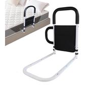 Generico Sponda Per Anziani - Braccioli 50x31,5 Cm, Maniglione Antiscivolo, Sponda Con Tasca Portaoggetti | Maniglia Di Sostegno Per La Stanza Dei Pazienti Ospedalieri Domestici Per Anziani C