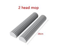 Generico Sponge mop， Mocio in Gomma autodrenante strizzato, Spugna Piatta Riutilizzabile for la Pulizia dei Pavimenti Domestici, Senza Mani ，for Floor Cleaning(2 PCS Mop Head)