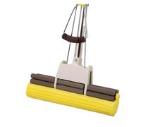 Generico Sponge mop， Spugna for mocio for Pavimenti Twist The Water Ugello in Microfibra Spruzzo Piatto Rotante Auto-strizzante Senza Lavaggio a Mano ，for Floor Cleaning(Two Head)