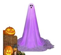 Generico Spooky Ghost Halloween Decor, Halloween Decorations Outdoor Ghost, Home Seasonal Decor, Adjustable Height Glowing Spooky for Porch Front Yard Haunted House Home Lawn Backyard
