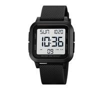 Generico Sport Digitaluhr Herren, LED Armbanduhr mit Wecker und Countdown