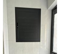 Generico Sportello Ispezione Pannello di Accesso Decorativo per Impianti Idraulici Domestici, Sportello di Ispezione in Alluminio con Maniglia Bloccabile per Cavi/Aria Condizionata(60x80cm)