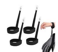 Generico Sporthandschuh Set | Elastische Haltebänder 4er Set | Sicherheitsband für Sporthandschuhe | Für Ski Snowboard Pendler Camping Winter Männer Frauen Jugendliche Erwachsene