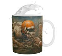 Generico Sports Theme Drinkware - Casual Morning Mug, Kitchenware Gift, Ergonomic Handle Piece | Stylish Household Accessory, Ceramicware Item for Office Home Intake Refreshment