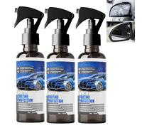 Generico Spray antighiaccio per Parabrezza Auto, sbrinatore per Parabrezza Auto, scioglimento rapido della Neve, Spray antighiaccio per Parabrezza, Trattamento sbrinatore, 100 ml (3Pezzo)