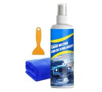 Generico Spray Antighiaccio - Spray per Rimozione Neve | Rimozione Ghiaccio per Parabrezza, Antighiaccio per Auto, Rimozionee Neve Veloce da 100 Ml, Agente per Parabrezza con Raschietto