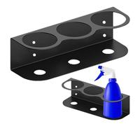 Generico Spray Bottle Holder - Steel Wall-Mount Rack For Garage Or Home, Organize Paint And Liquid Bottles | Durable All-Purpose Storage Bracket For Spray Cans, Tools, And Workshop Accessories