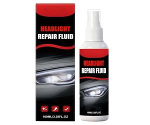 Generico Spray per Il Ripristino dei Fari - Soluzione di Riparazione da 100 Ml, Formula per La Pulizia 'Auto, Liquido per Il Rinnovamento delle con Tecnologia di Rimozione 'ossidazione | Trattame