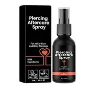 Generico Spray per Piercing | Formato da Viaggio per Pulizia Profonda Delicata e Lenitiva | Cura Del Piercing Per Corpo E Viso | Adulti Amanti Famiglie Adolescenti Ragazzi Ragazze