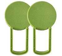 Generico Sprouting Jar Lids - 2-Piece with Stand Wide Mouth | ABS Strainer Lids for Cultivation Germination, Home Indoor Balcony Bean Alfalfa Broccoli Sprouts Growing, Compact Green Design