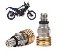 Generico Spurgo Forcella | Valvola di Sicurezza Forcella di Ricambio M4X0.7/M5X0.8 | Vite per Moto con valvola di Sicurezza Forcella da 2 Pezzi per motocicli